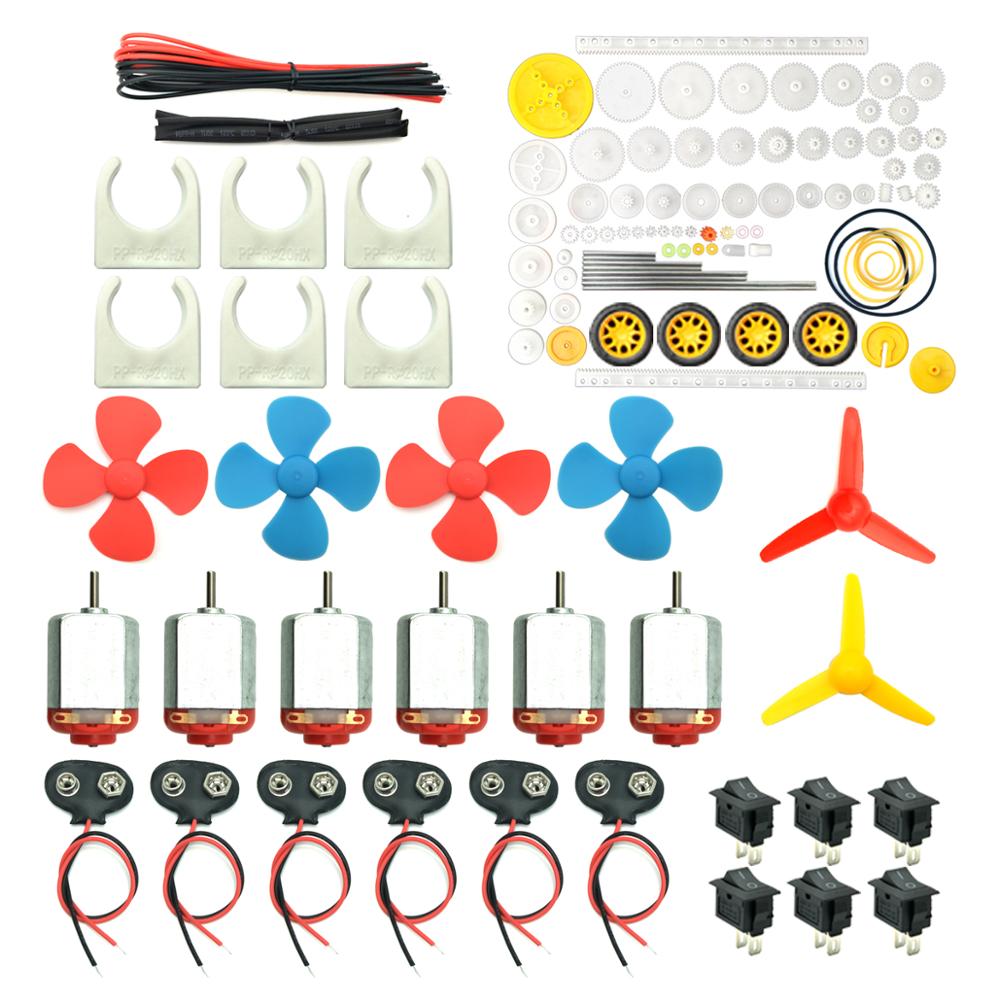 6 Set Motors Kit, Mini Electri - đánh giá và giá Science And Hobby
