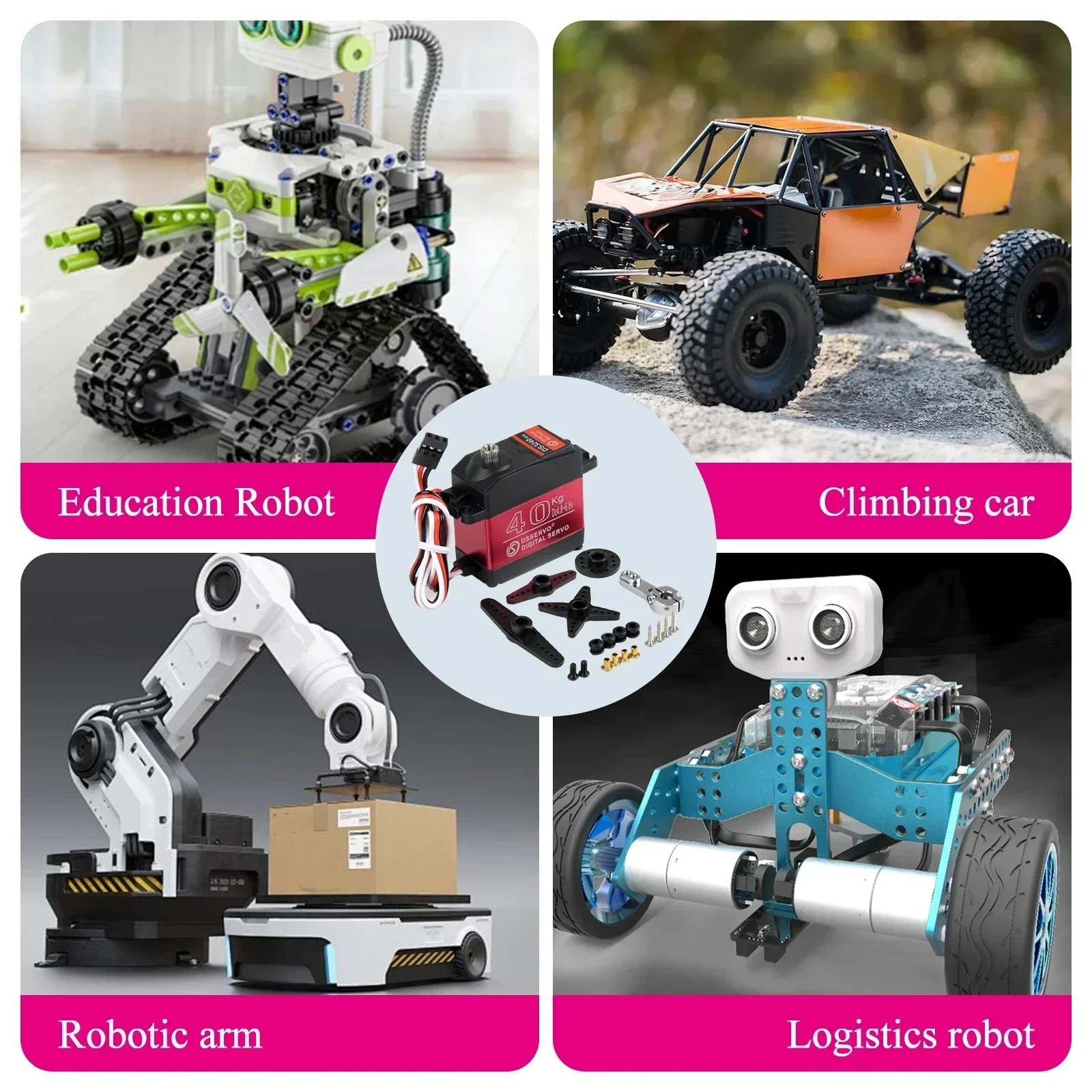 Digital Servo 40KG 180/270 Deg - đánh giá và giá Robot Arm Motor