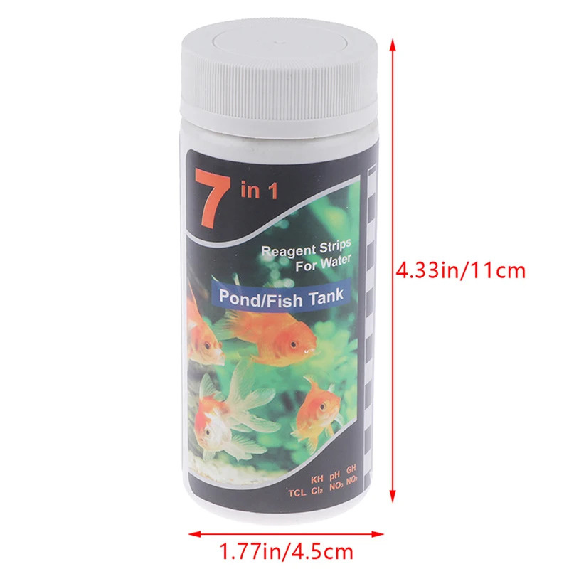7-In-1 PH Test Strip, Aquarium - đánh giá và giá Water Testing Kit