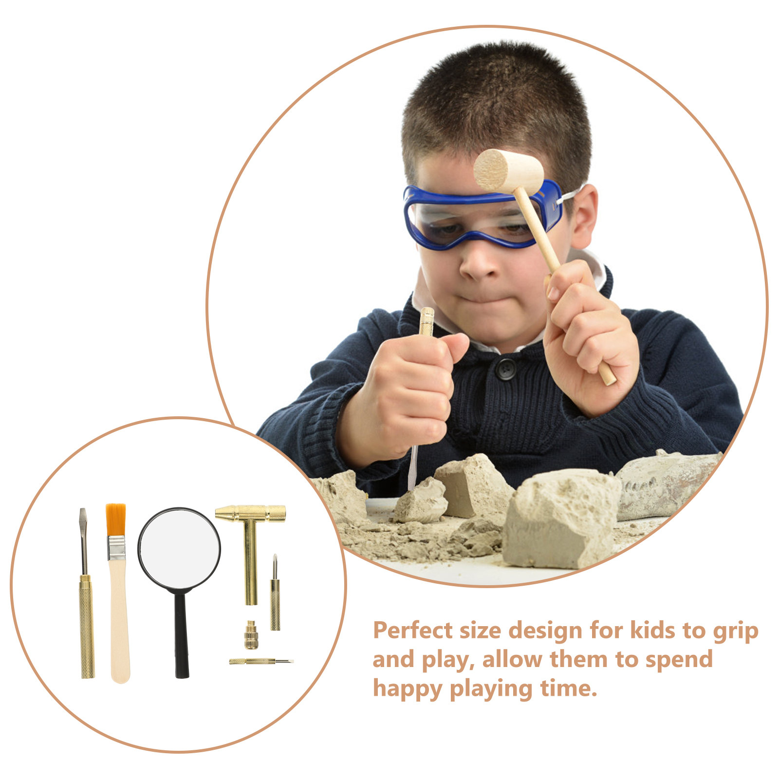 1Set Children Excavation Tool  - đánh giá và giá Science Kit