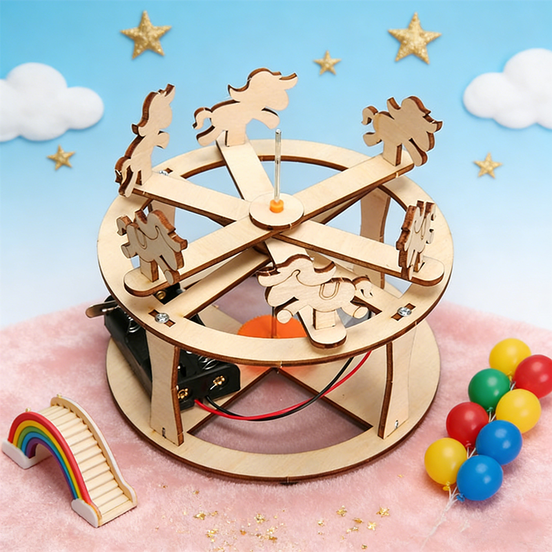 HUAHUABuild Your Own Carousel  - đánh giá và giá Science Project Diy
