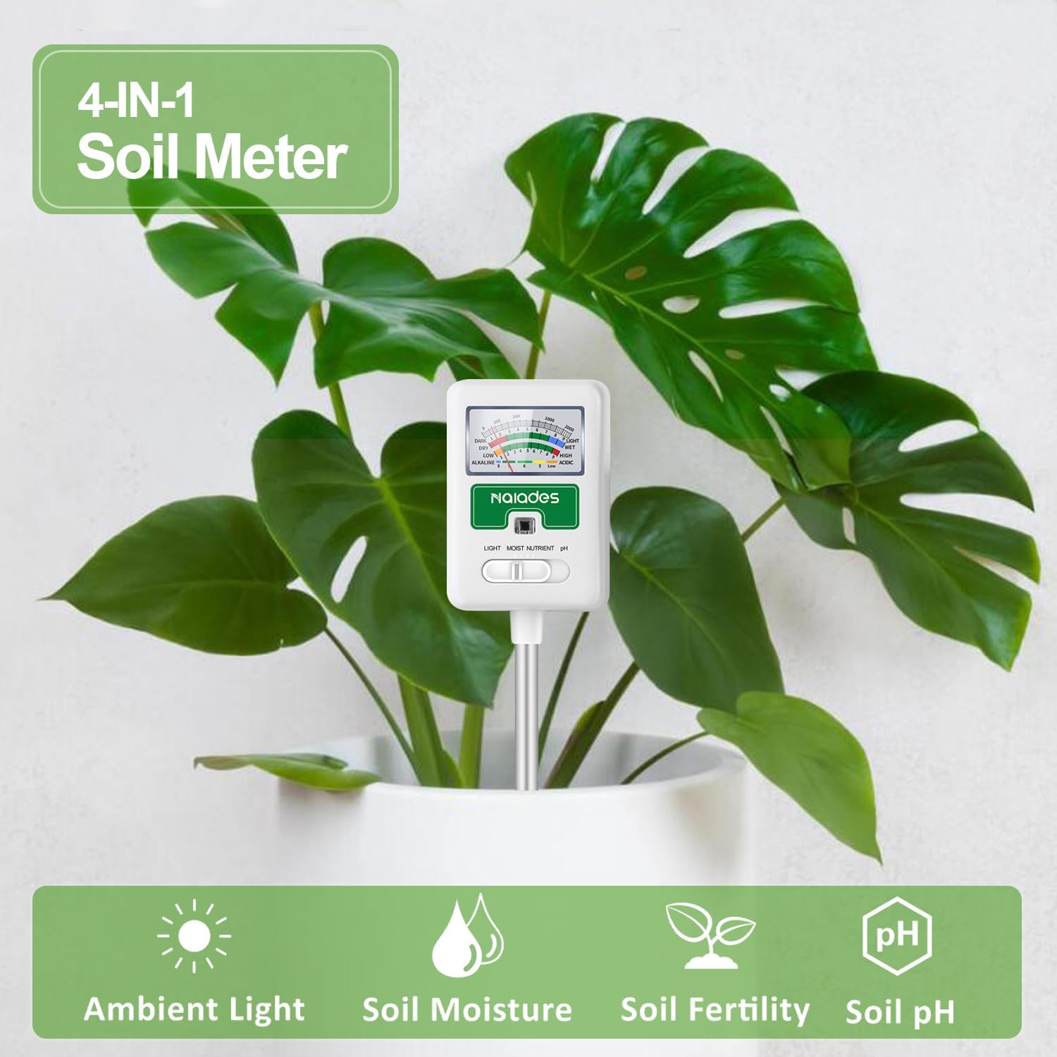Soil Moisture Meter for Plants - đánh giá và giá Water Testing Kit