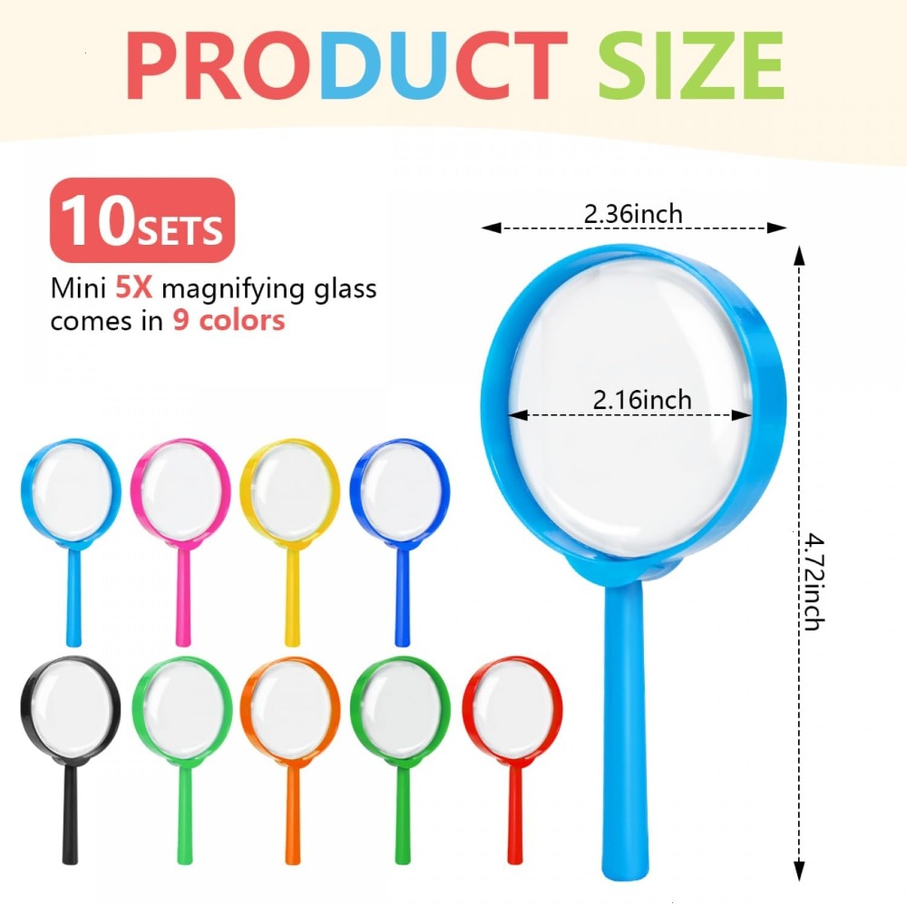 10 PCS Mini Magnifying Glass f - đánh giá và giá Science And Hobby