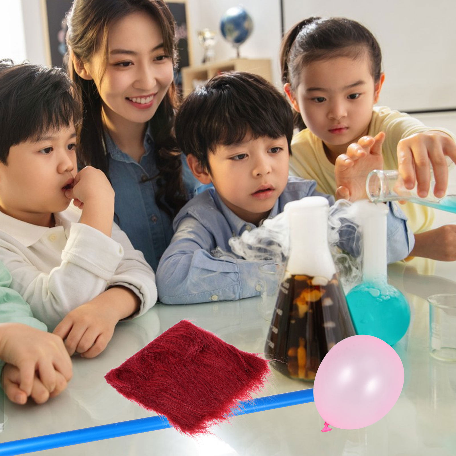 1Set Friction Electrostatic Ex - đánh giá và giá Science Kit